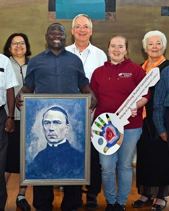 Besucher aus Indien und Südafrika